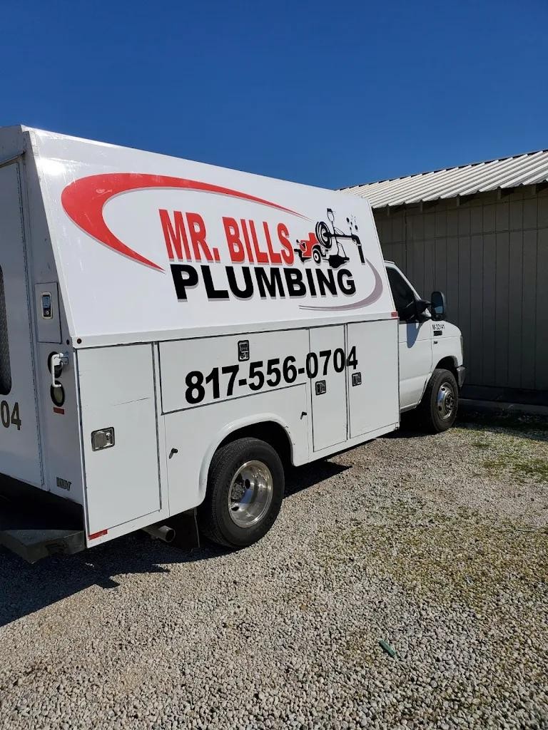Mr. Bill's Plumbing service van in Cleburne, Texas